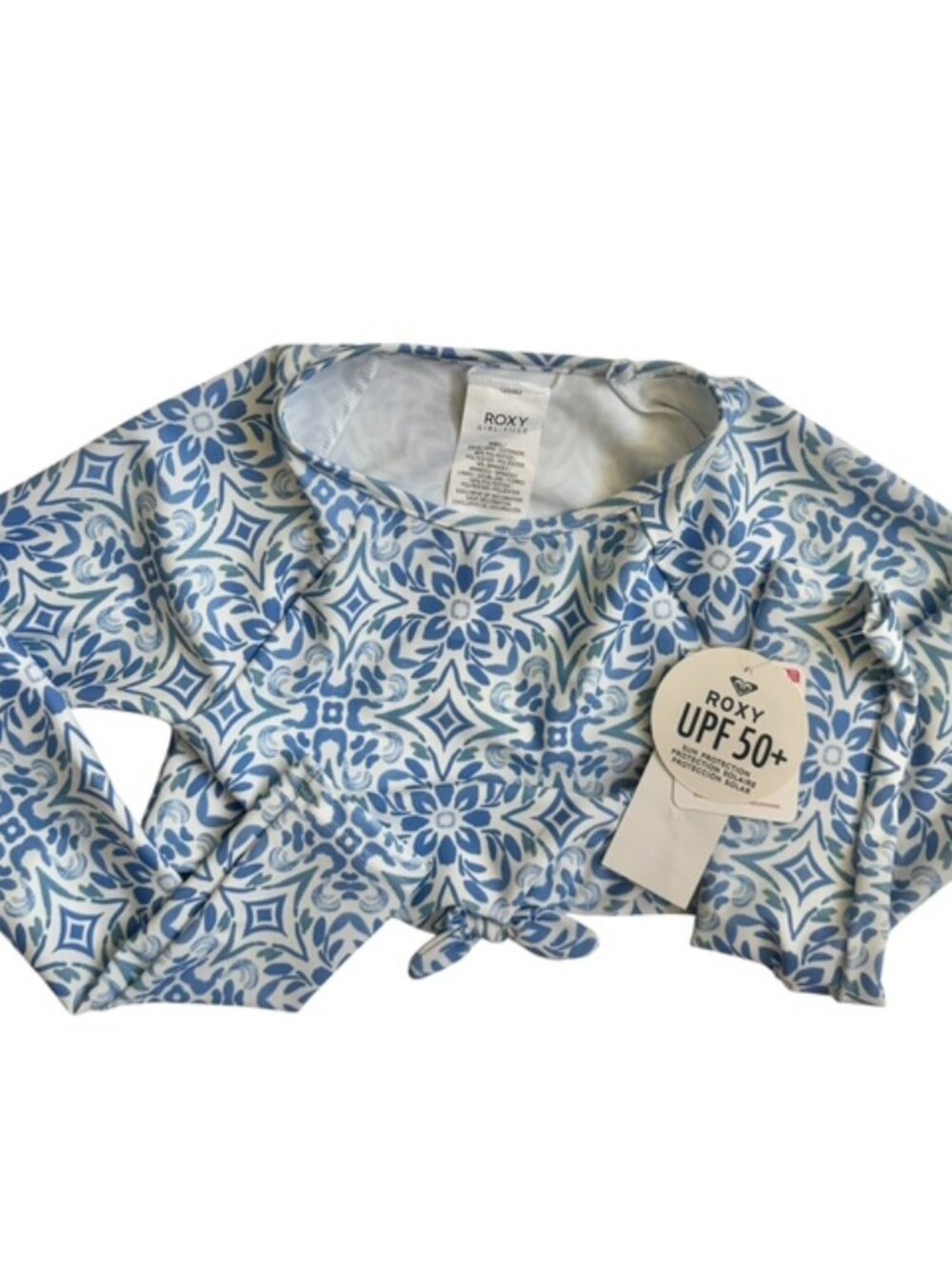 NEW Roxy 2 Pc Girl's Size 7 Rash Guard Swim - Picture 3 of 6